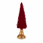 Albero di Natale Velluto Rosso 30cm