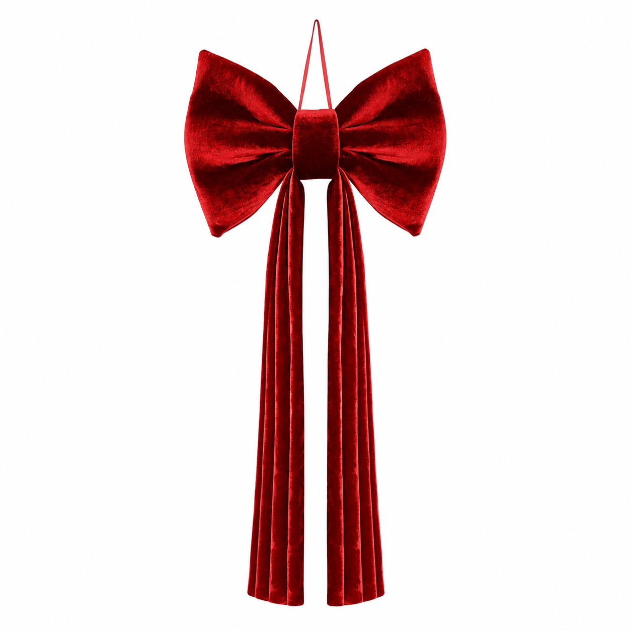 Fiocco Natalizio per Porta Rosso 180cm di Le Stelle Fiocco Natalizio per Porta Rosso 180cm