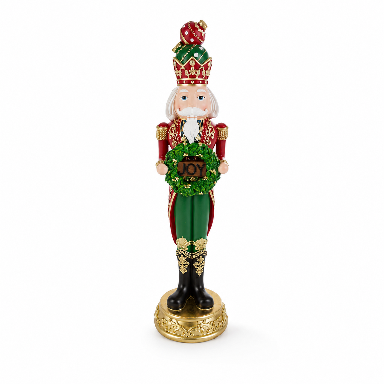 Schiaccianoci Corona Agrifoglio 63cm di Le Stelle Schiaccianoci Corona Agrifoglio 63cm
