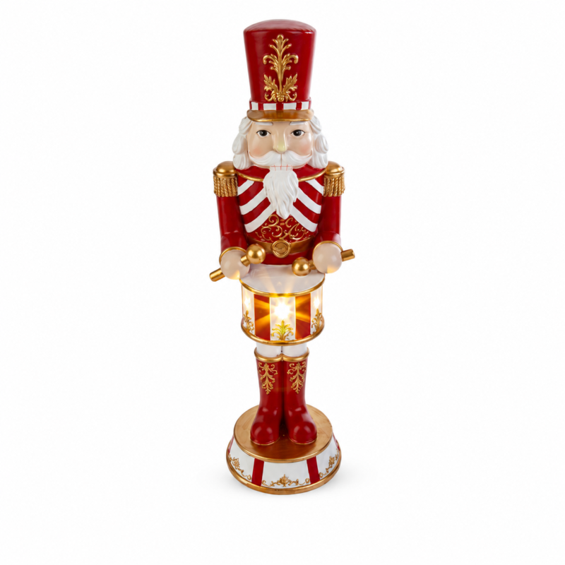 Schiaccianoci a Led con Tamburo 41cm