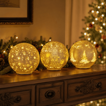 Sfere Natalizie Luminose con Movimento di vestiamo Casa Gran Natale Ambientate