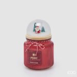 Candela Cupola Profumata Rossa 15cm