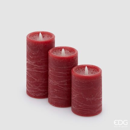 Set 3 Candele a Led Soffio