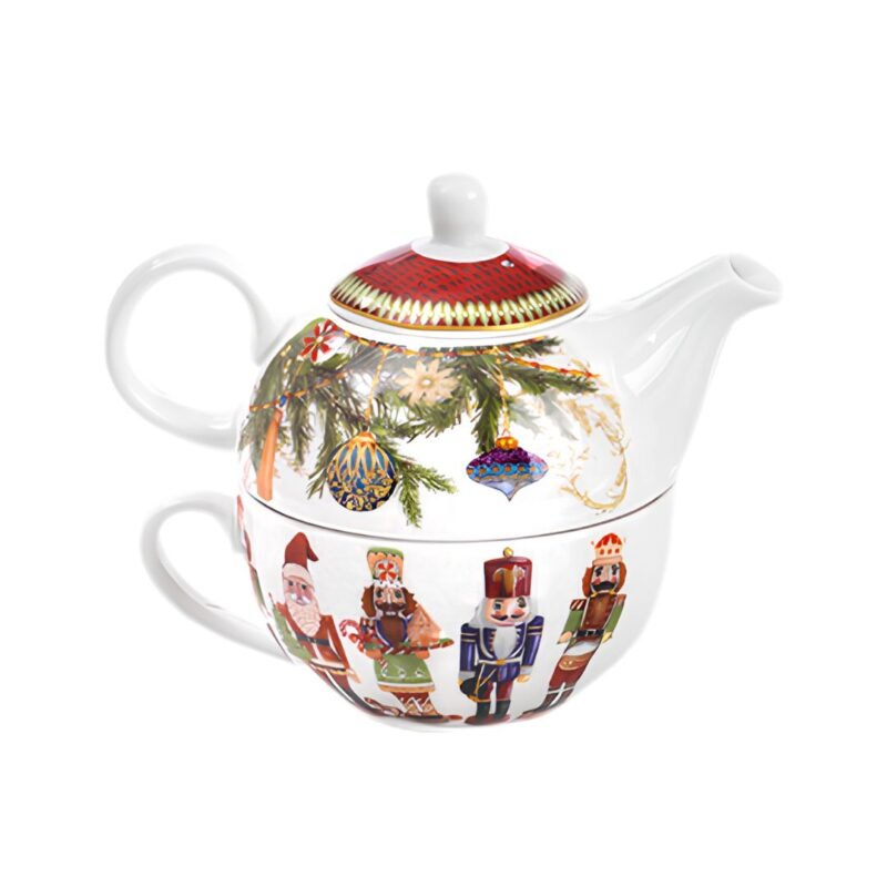 Teiera e Tazza Natalizia Soldatini
