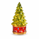 Abete a Led Rotante Verde 27cm di Mascagni