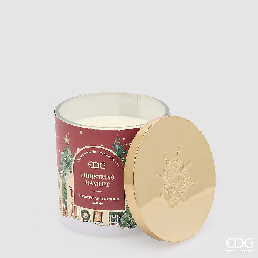 Candela Profumata Noel Rossa EDG Enzo De Gasperi Candela Profumata Noel Rossa