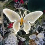 Farfalla a Led e Movimento 40cm Lotti Natale Ambientata